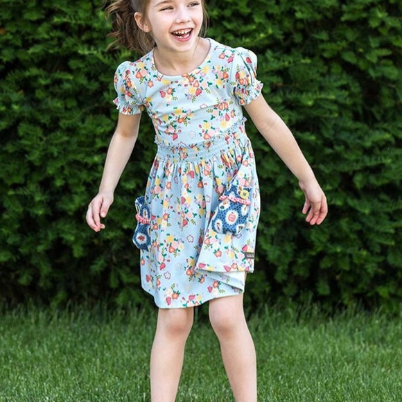 Matilda Jane Chalkboard Doodles Floral Lap Dress - Picture 6 of 6